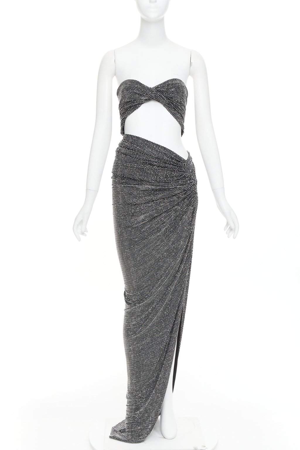 Alexandre Vauthier Silver Viscose Dress Silver Viscose Very good condition - Front View