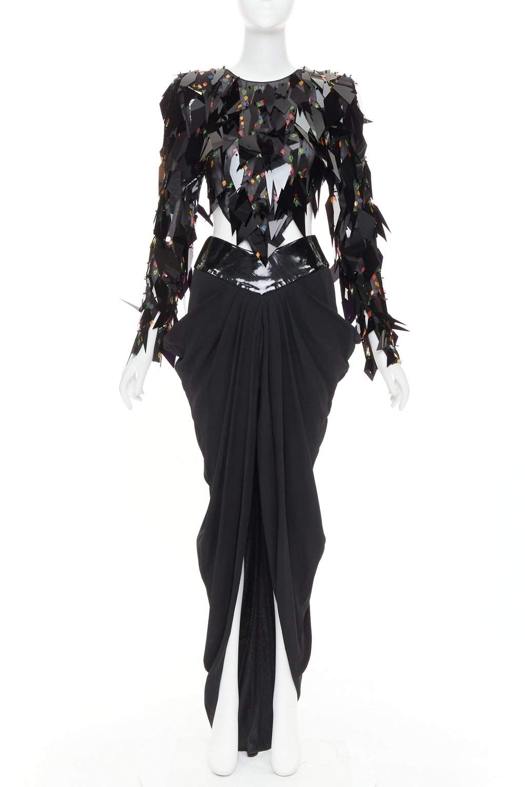 Alexandre Vauthier Black Dress Black Fair condition - Front View