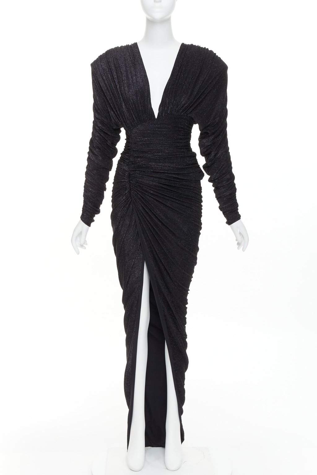 Alexandre Vauthier Black Polyester Dress Black Polyester Good condition - Front View