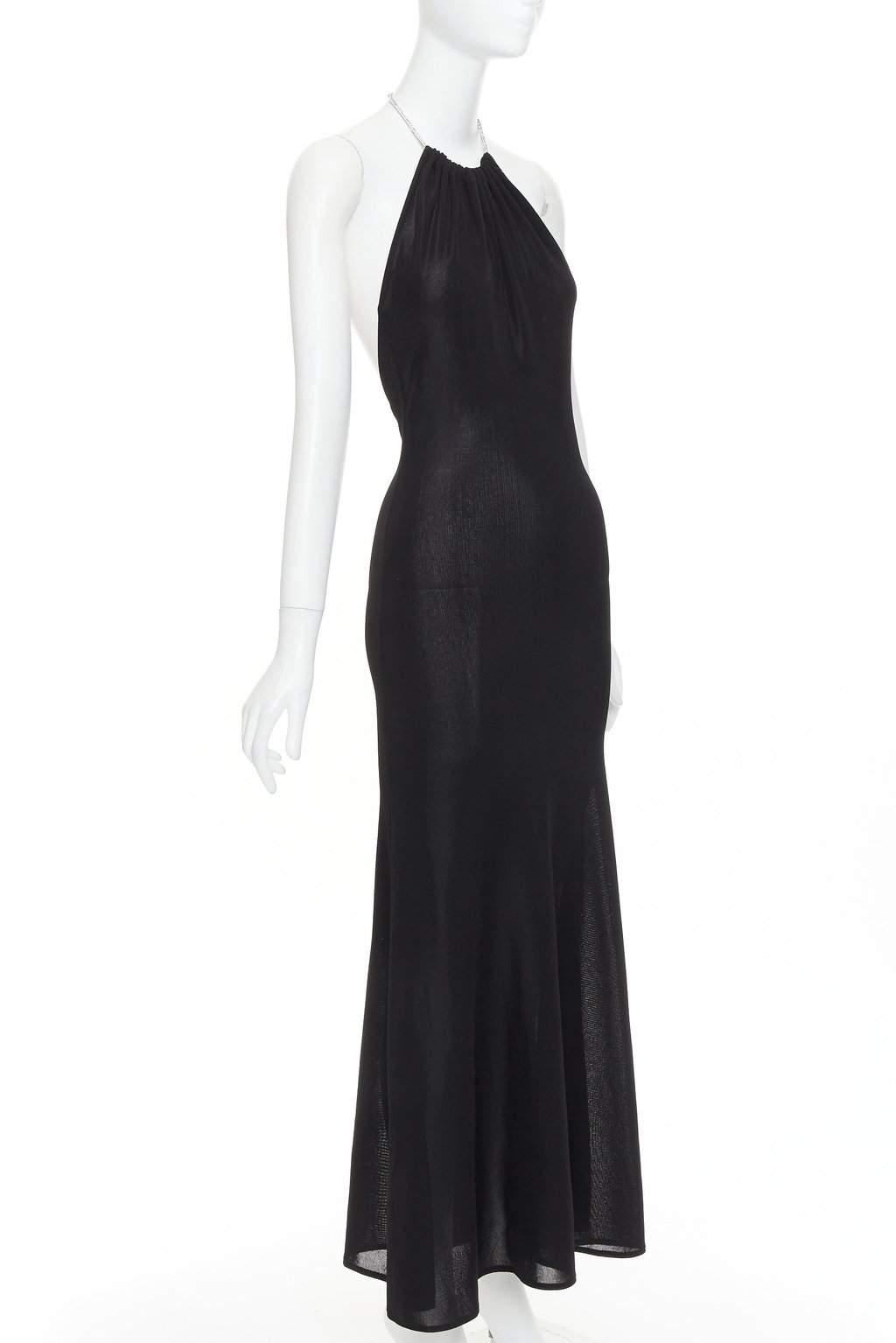 Alexandre Vauthier Black Viscose Dress Black Viscose Very good condition - Front View
