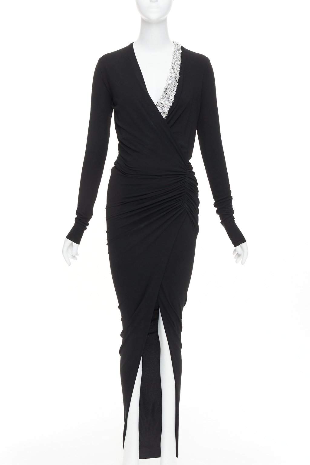 Alexandre Vauthier Black Viscose Dress Black Viscose Very good condition - Front View
