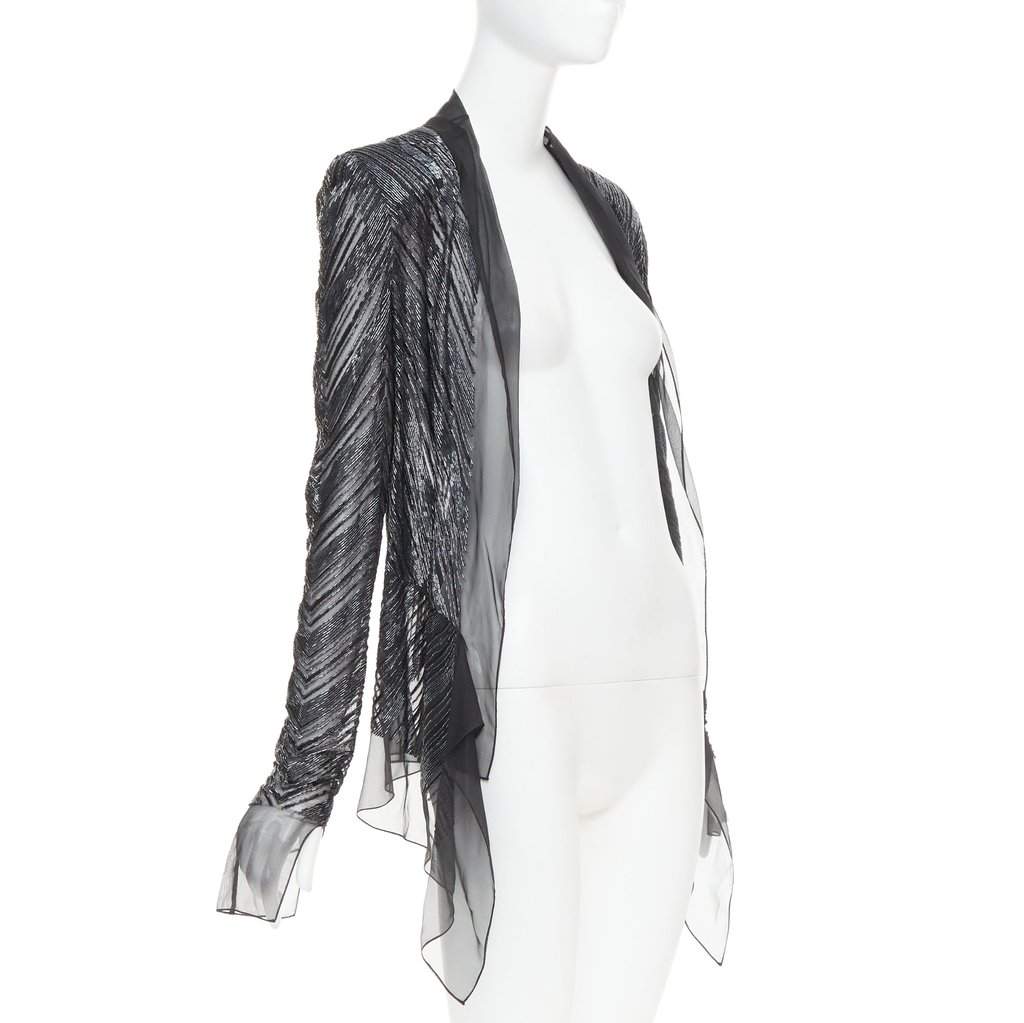 Alexandre Vauthier Black Polyester Jacket Black Polyester Good condition - Front View