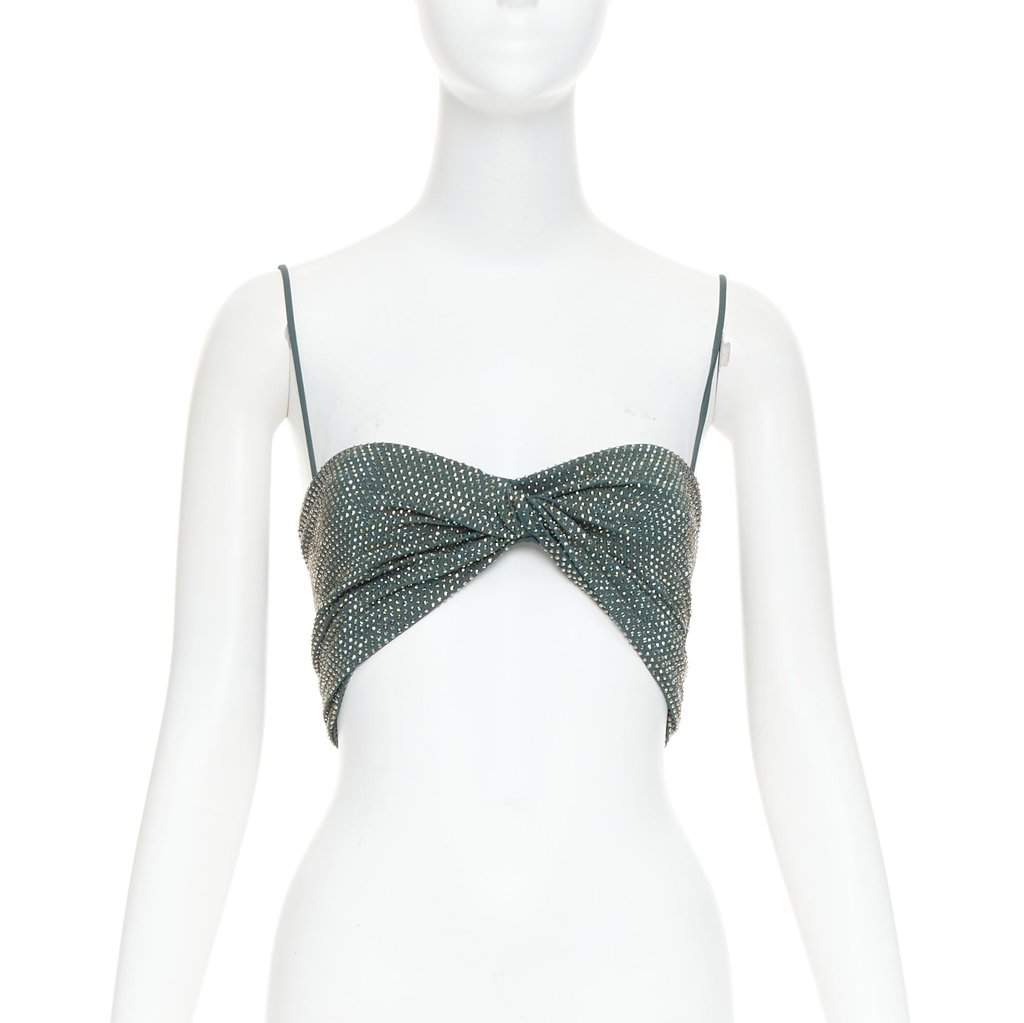 Alexandre Vauthier Green Viscose Top Green Viscose Very good condition - Front View