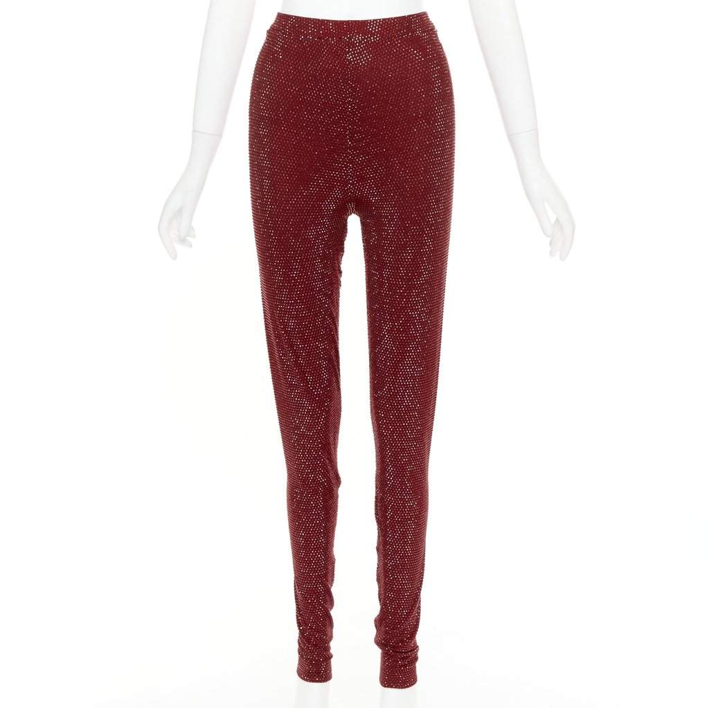 Alexandre Vauthier Burgundy Trouser Burgundy Very good condition - Front View