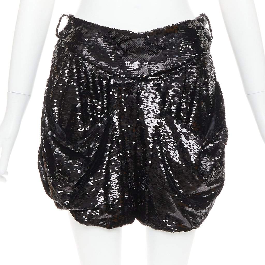 Alexandre Vauthier Black Shorts Black Very good condition - Front View
