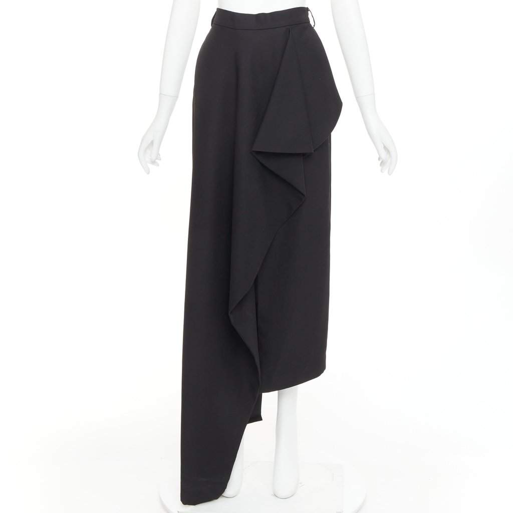 Alexandre Vauthier Black Wool Trouser Black Wool Very good condition - Front View