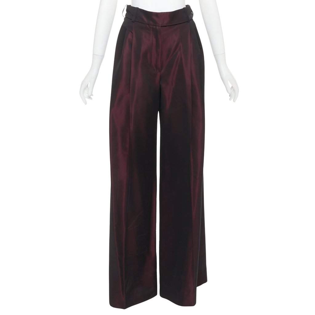 Alexandre Vauthier Burgundy Trouser Burgundy Very good condition - Front View
