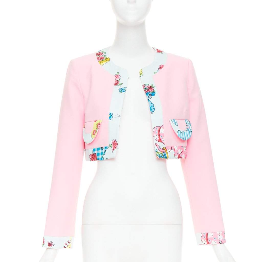 Moschino Pink Jacket Pink Never worn, with tag - Front View
