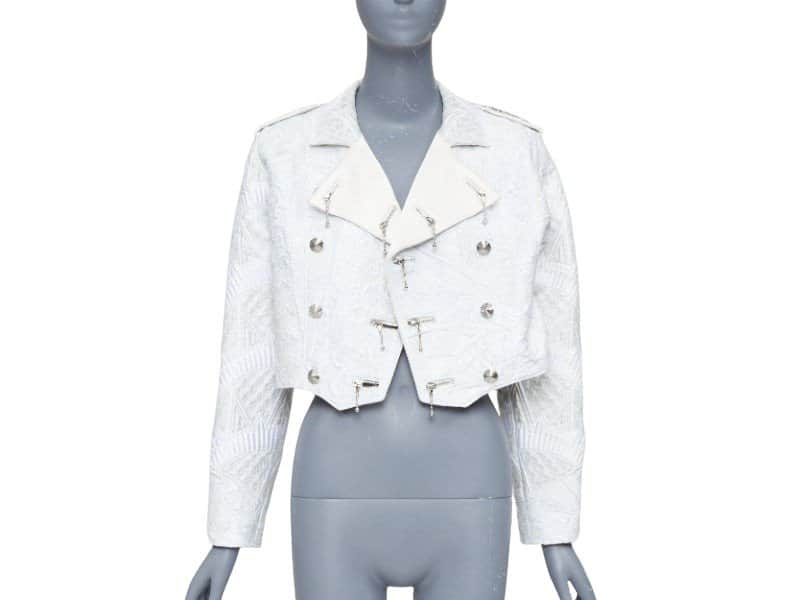 Louis Vuitton Ecru Polyester Jacket Ecru Polyester Very good condition - Front View