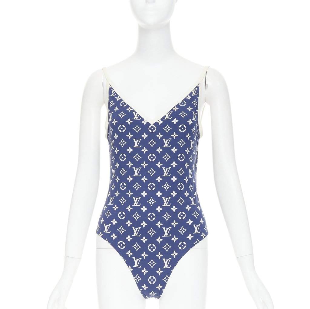 Louis Vuitton Blue Polyamide Swimwear Blue Polyamide Fair condition - Front View