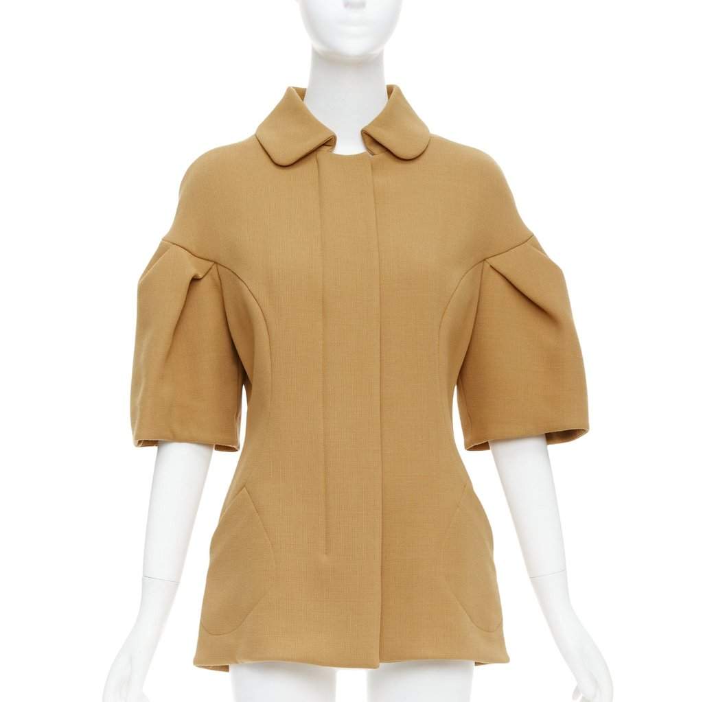 Marni Camel Puff Coat Camel Wool Very good condition - Front View