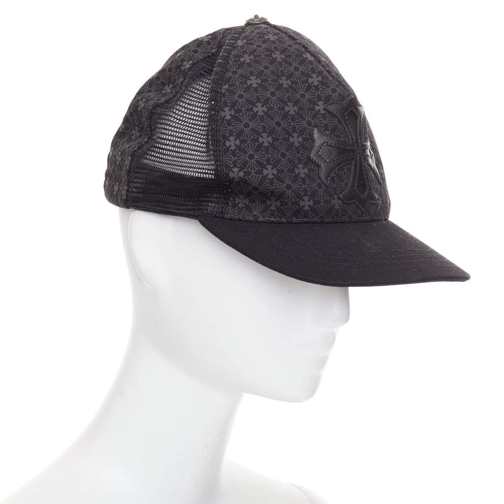 Chrome Hearts Black Cotton Hats Black Cotton Very good condition - Front View