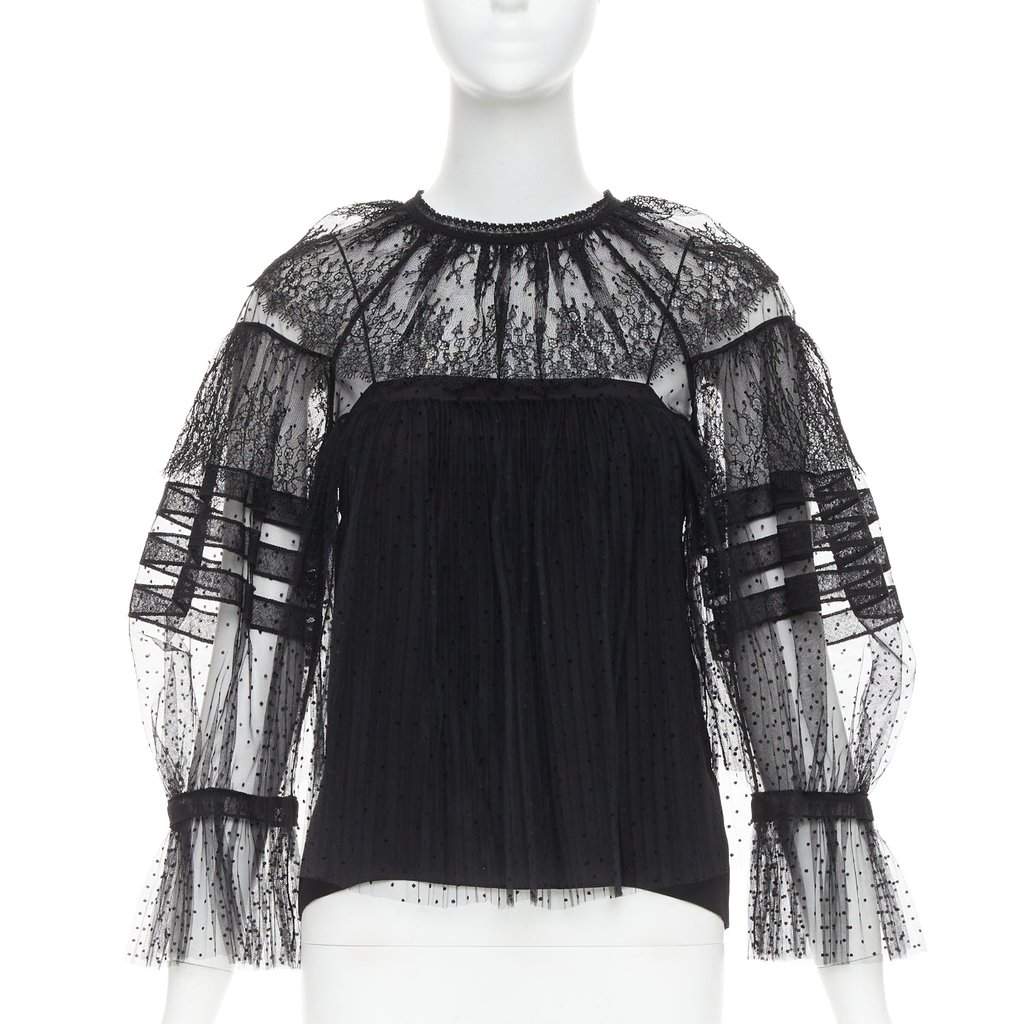 Dior Black Polyamide Top Black Polyamide Very good condition - Front View