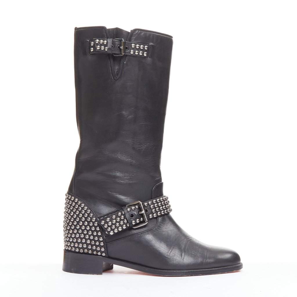 Christian Louboutin Bicloubutu Black Leather Good condition - Front View