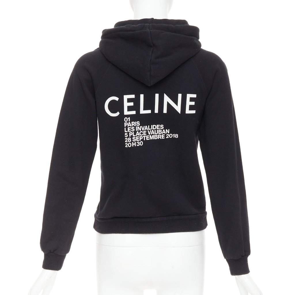 Celine Black Cotton Knitwear Black Cotton Good condition - Front View