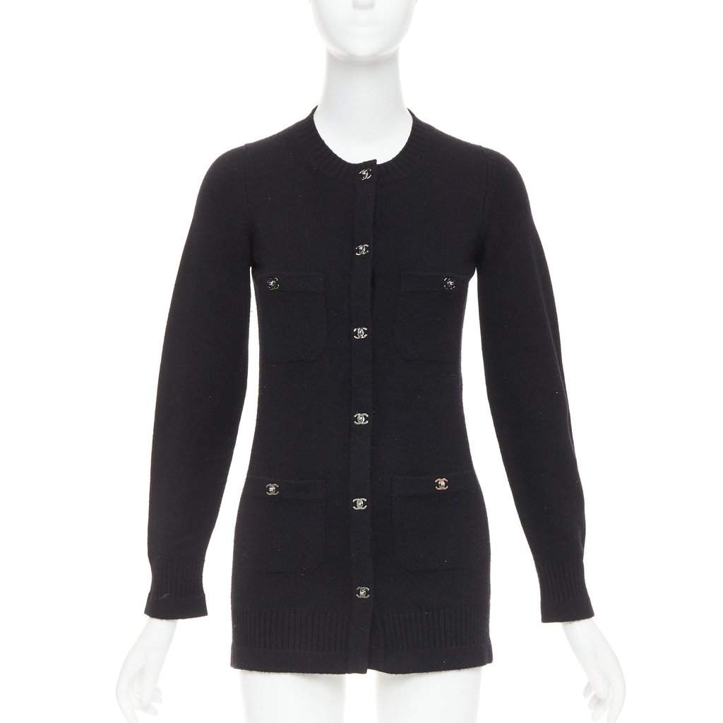 Chanel Black Cashmere Knitwear Black Cashmere Fair condition - Front View
