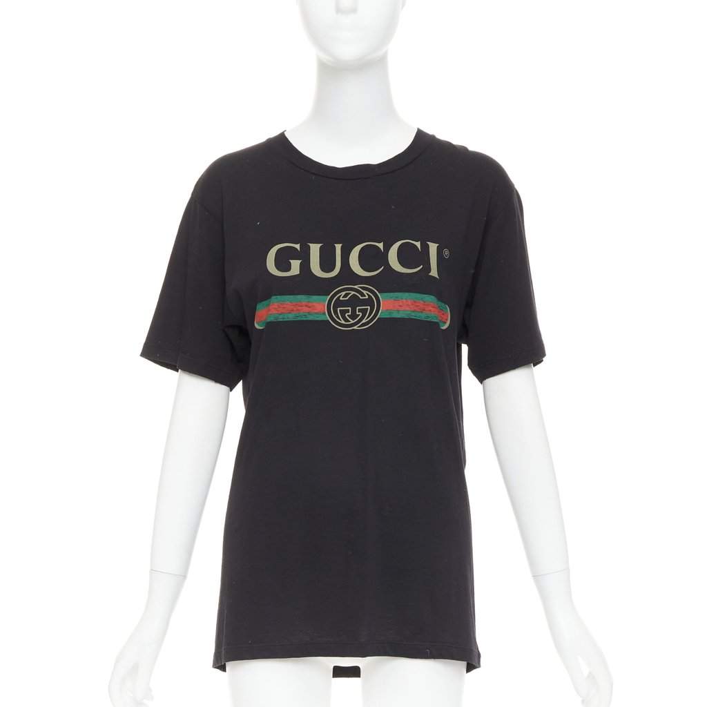 Gucci Black Cotton Top Black Cotton Very good condition - Front View