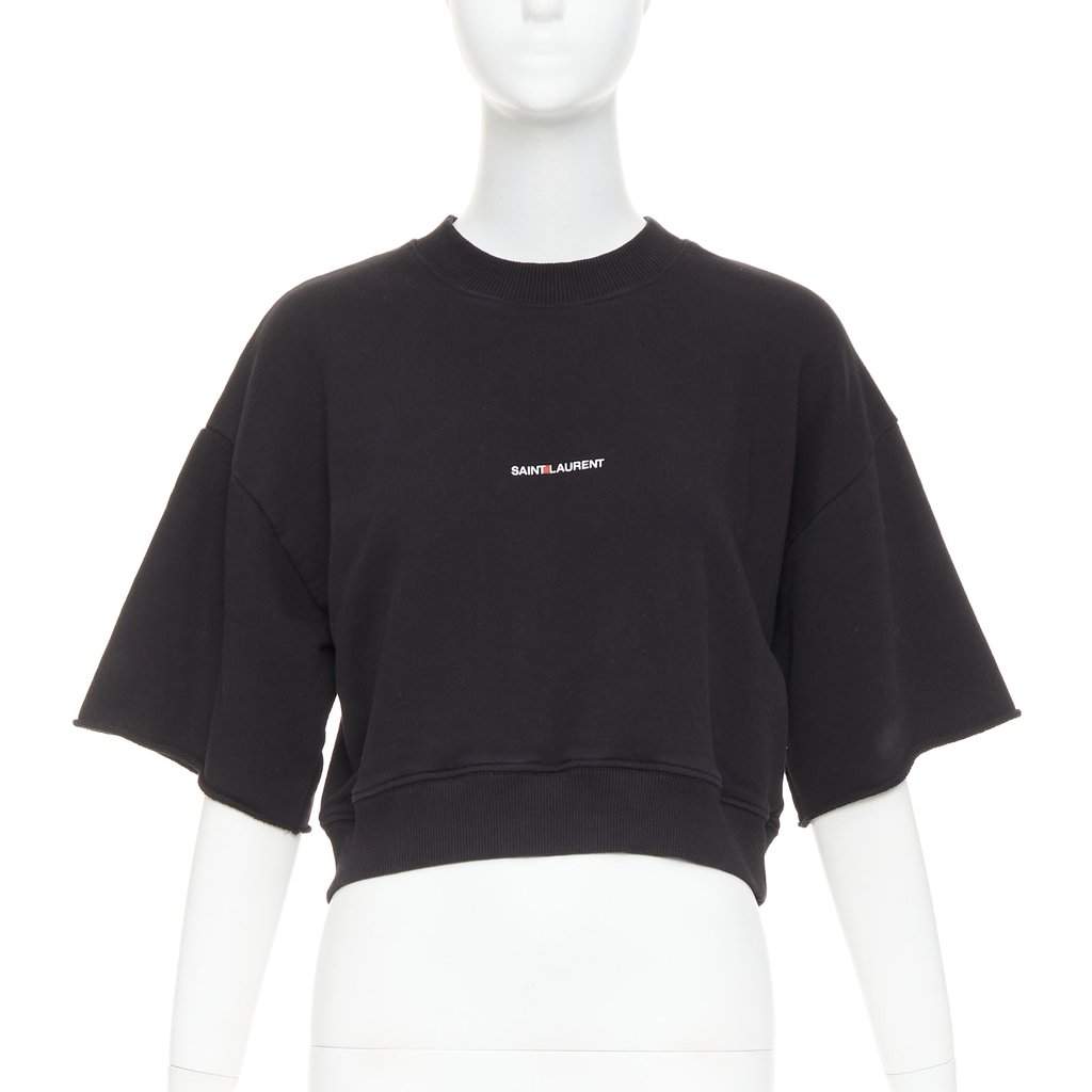 Saint Laurent Black Cotton Top Black Cotton Very good condition - Front View