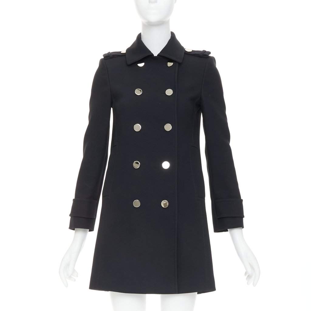 Gucci Black Coat Black Good condition - Front View