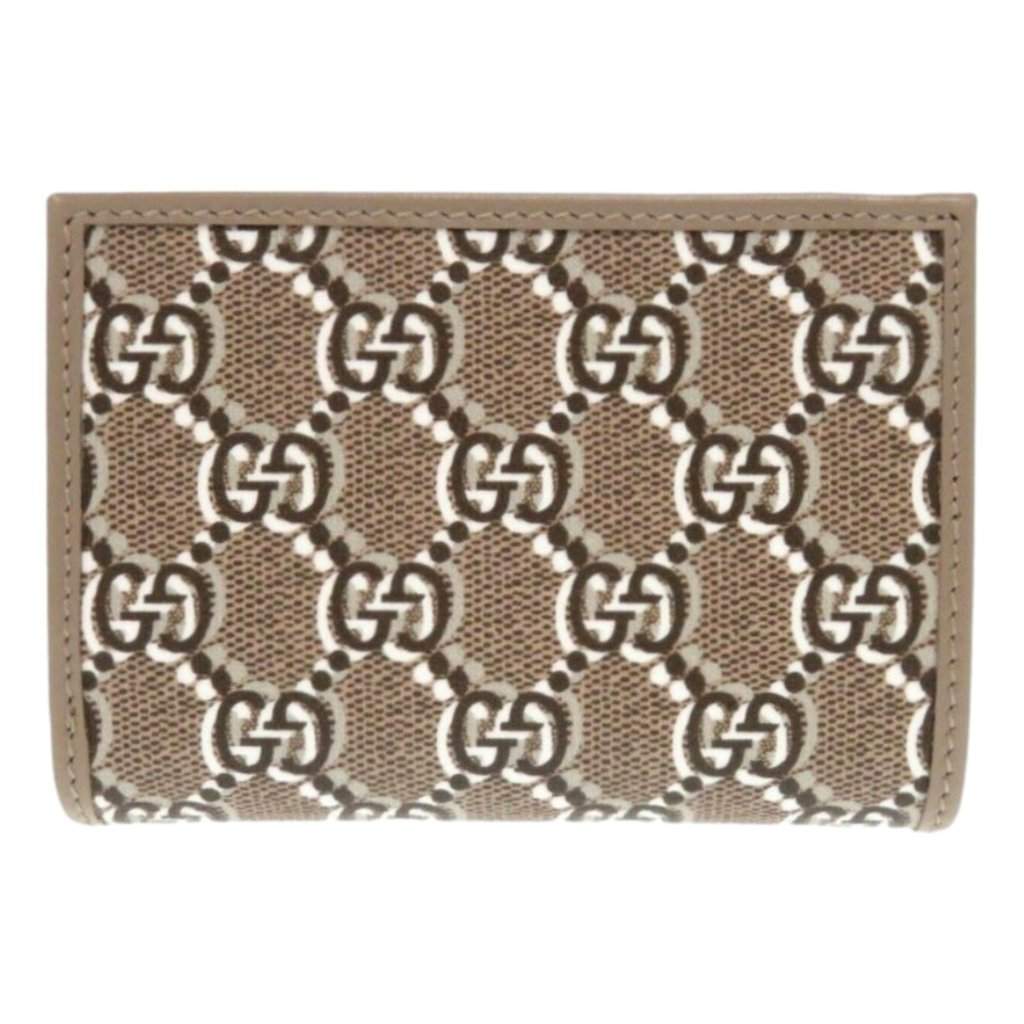 Gucci Gucci GG Shadow Brown Medium Bifold Wallet Brown Leather Never worn - Front View