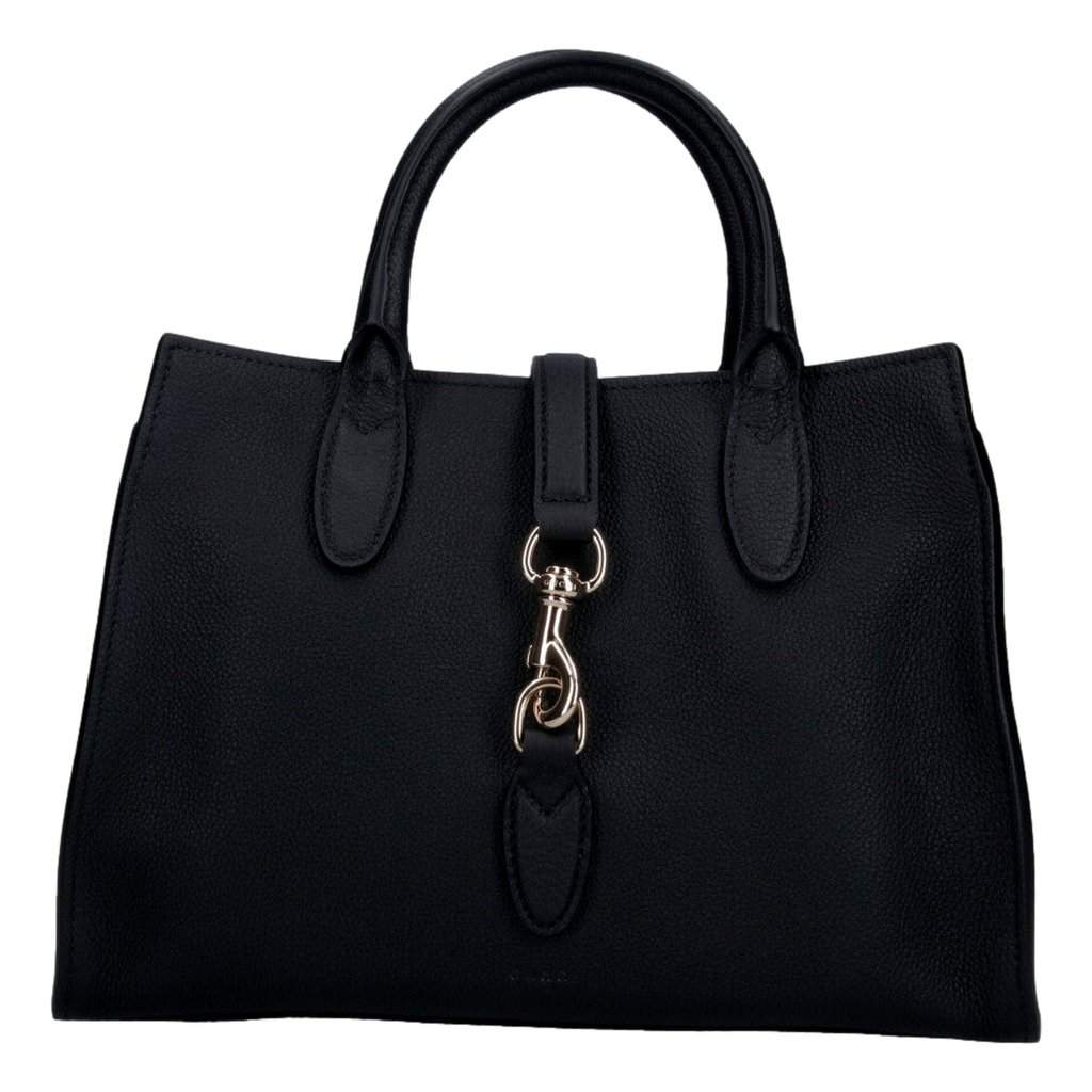 Gucci Gucci Jackie Medium Black Calfskin Leather Tote Bag Black Leather Never worn - Front View