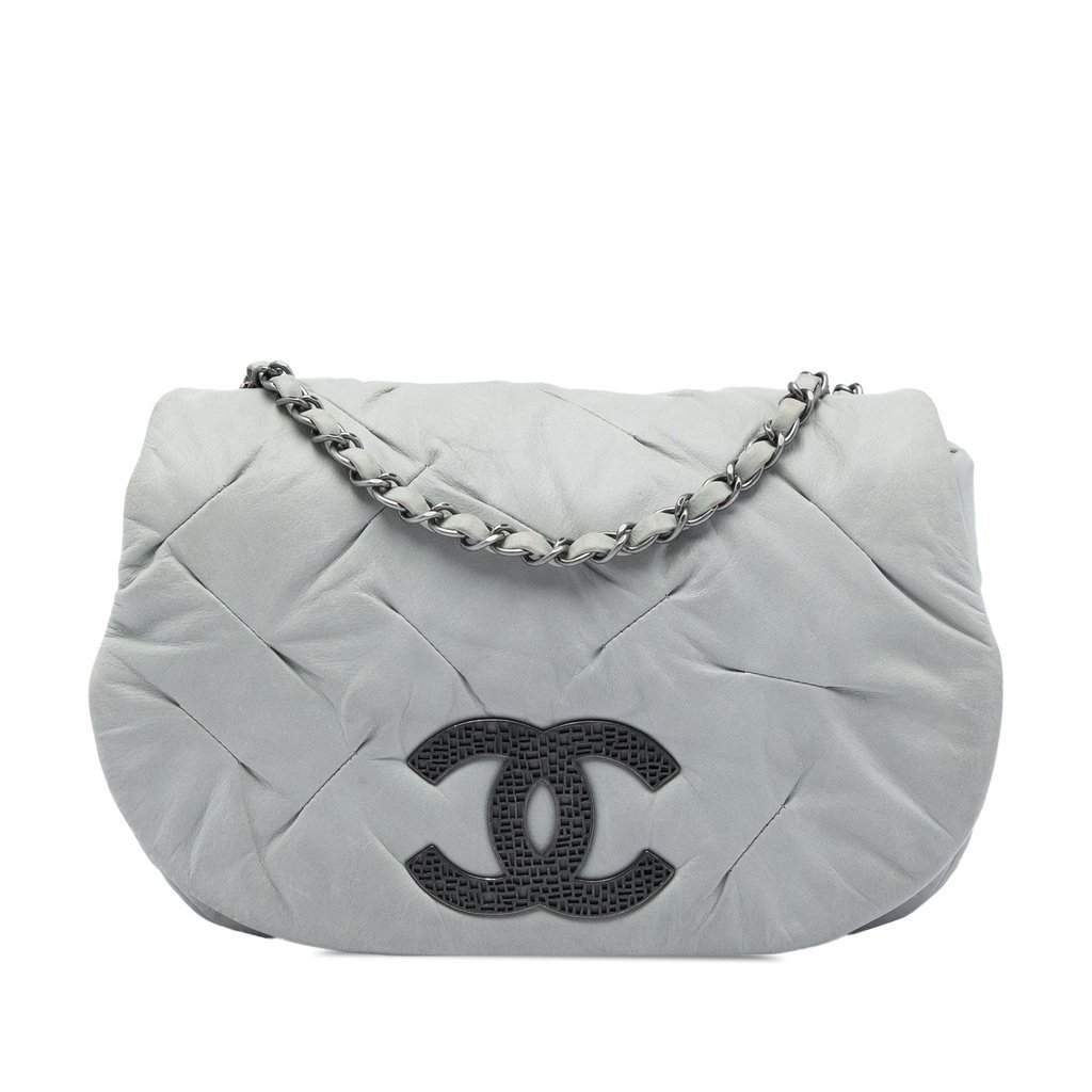Chanel Cambon Metallic Denim Good - Front View