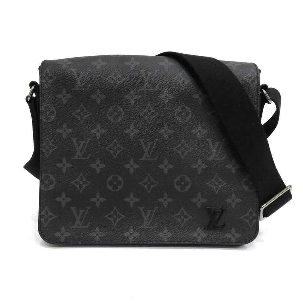 Louis Vuitton Monogram Eclipse Canvas District PM Bag MultiColor Canvas Very good - Front View