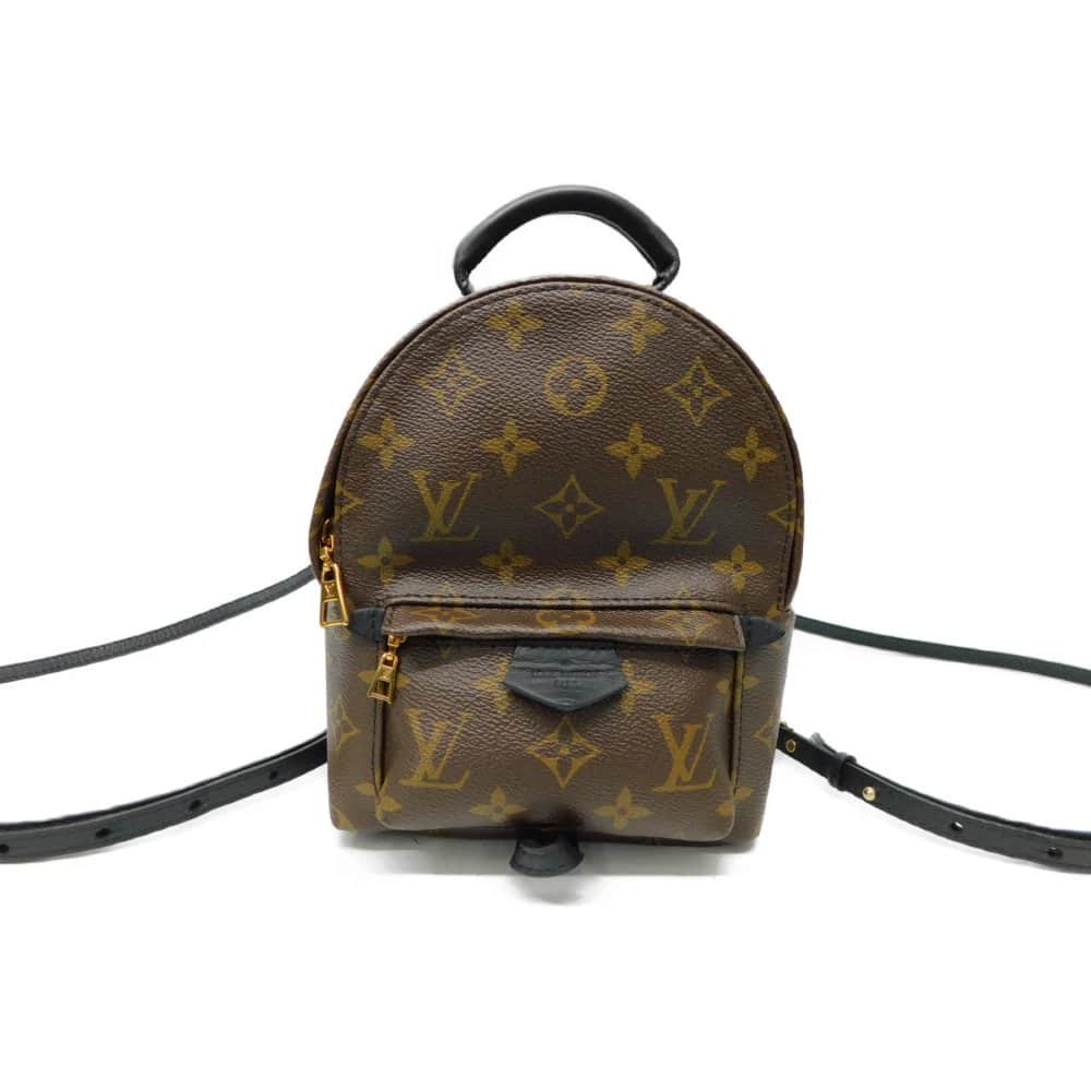 louis vuitton backpack mini multicolor // 2016 Jungle Dots Monogram Palm Springs VSP Consignment the signature LV turn lock adds a final fashionable twist. Louis Vuitton Black Monogram Multicolor