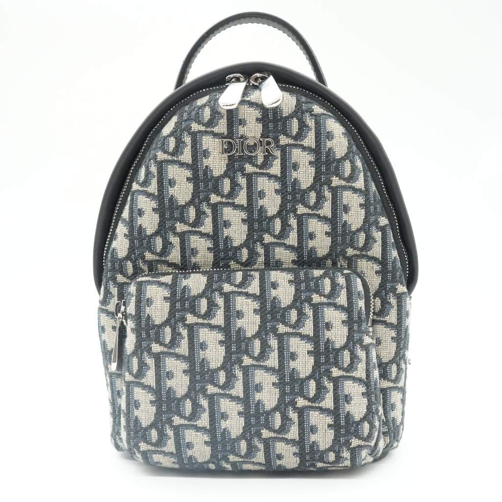 Dior Kid's Mini Rider Backpack Beige Canvas Very good - Front View