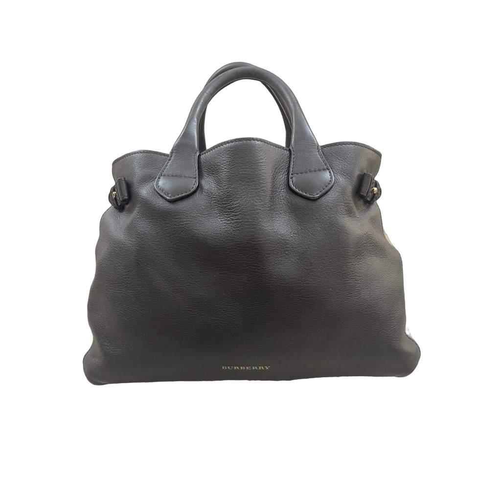 Burberry Banner Tote Leather Bag