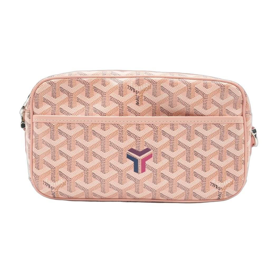 Goyard Cap Vert PM Bag Pink Canvas Very good - Front View