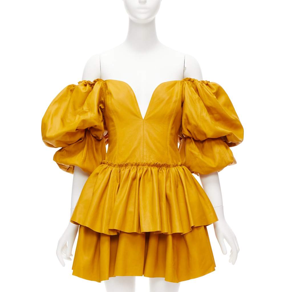 Aje Castellain Yellow Leather Very good - Front View
