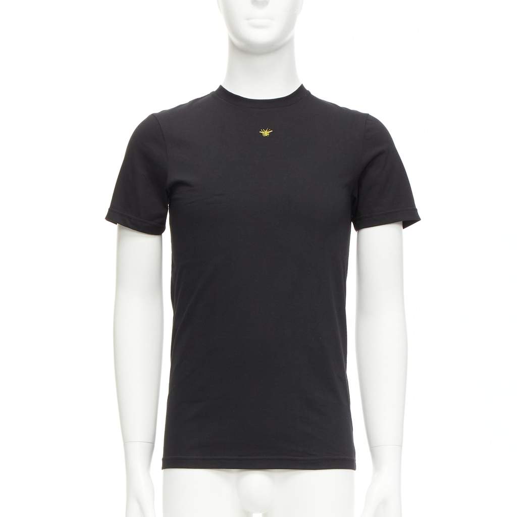 Dior Bee Embroidered Shirt Black Cotton Never worn - Front View
