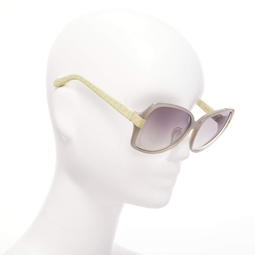 Linda Farrow LFL1426 Beige Good - Front View