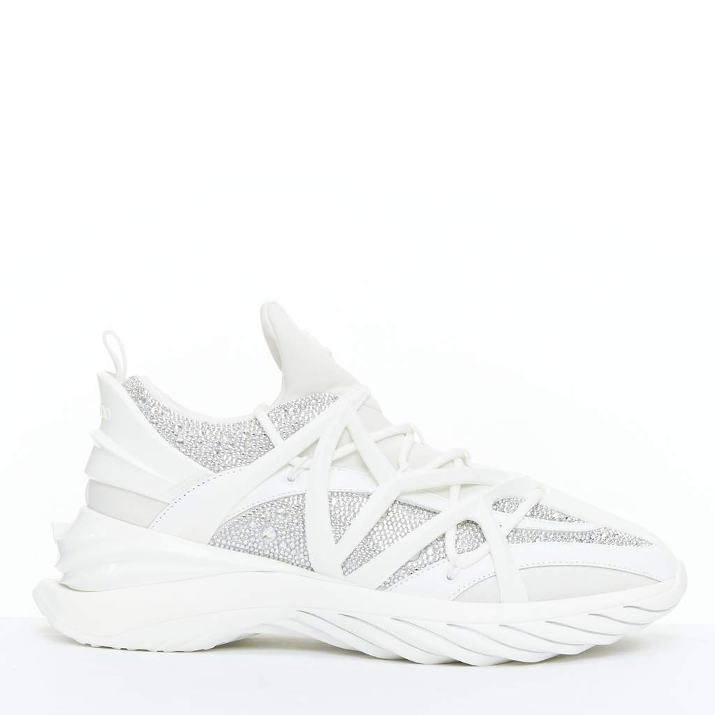 Jimmy Choo Cosmos White Rubber Never worn - Front View