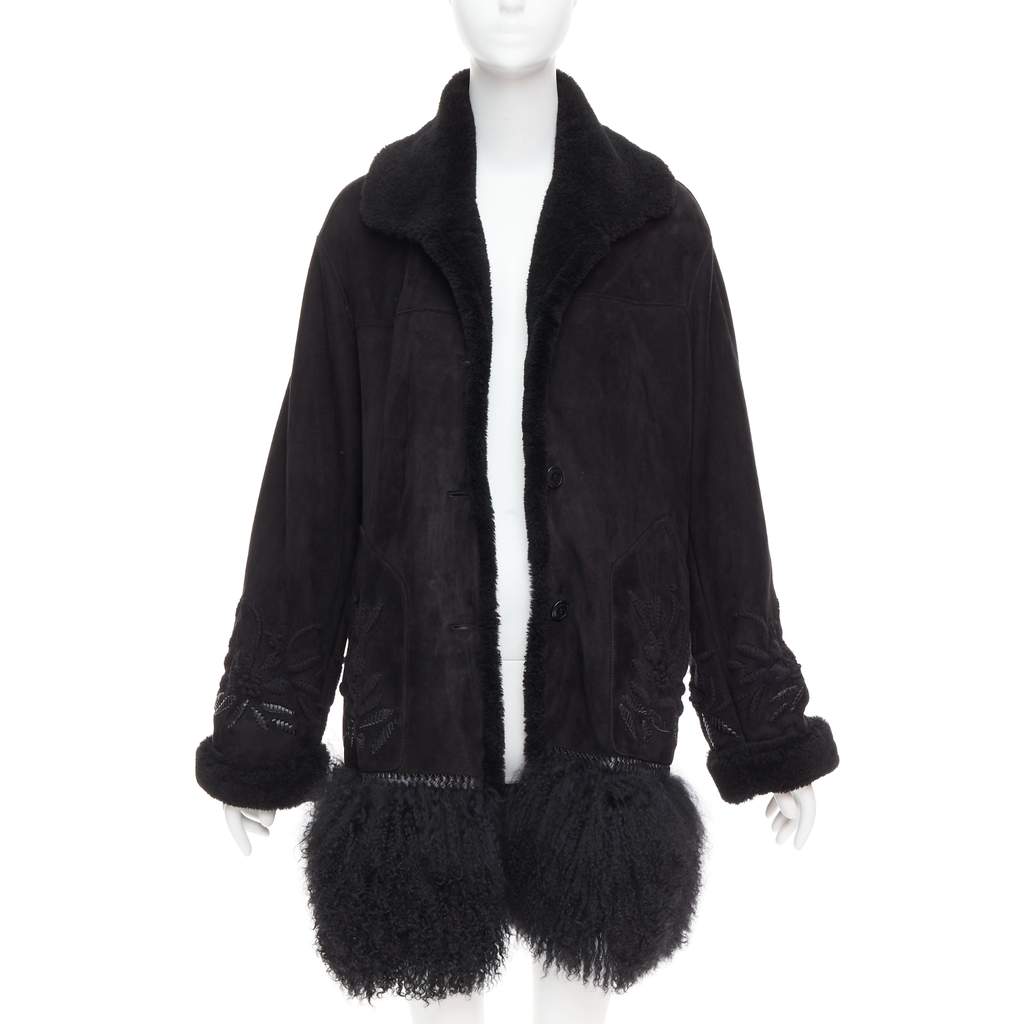 Ermanno Scervino D450D711LRSHMNFP Black Fur Very good condition - Front View