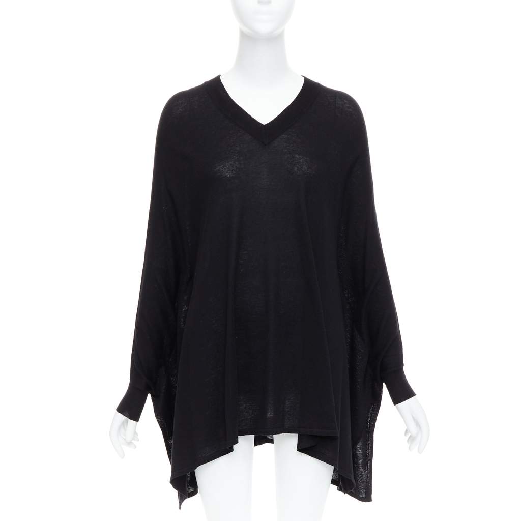 Maison Martin Margiela Batwing Pullover Sweater Grey Silk Never worn - Front View