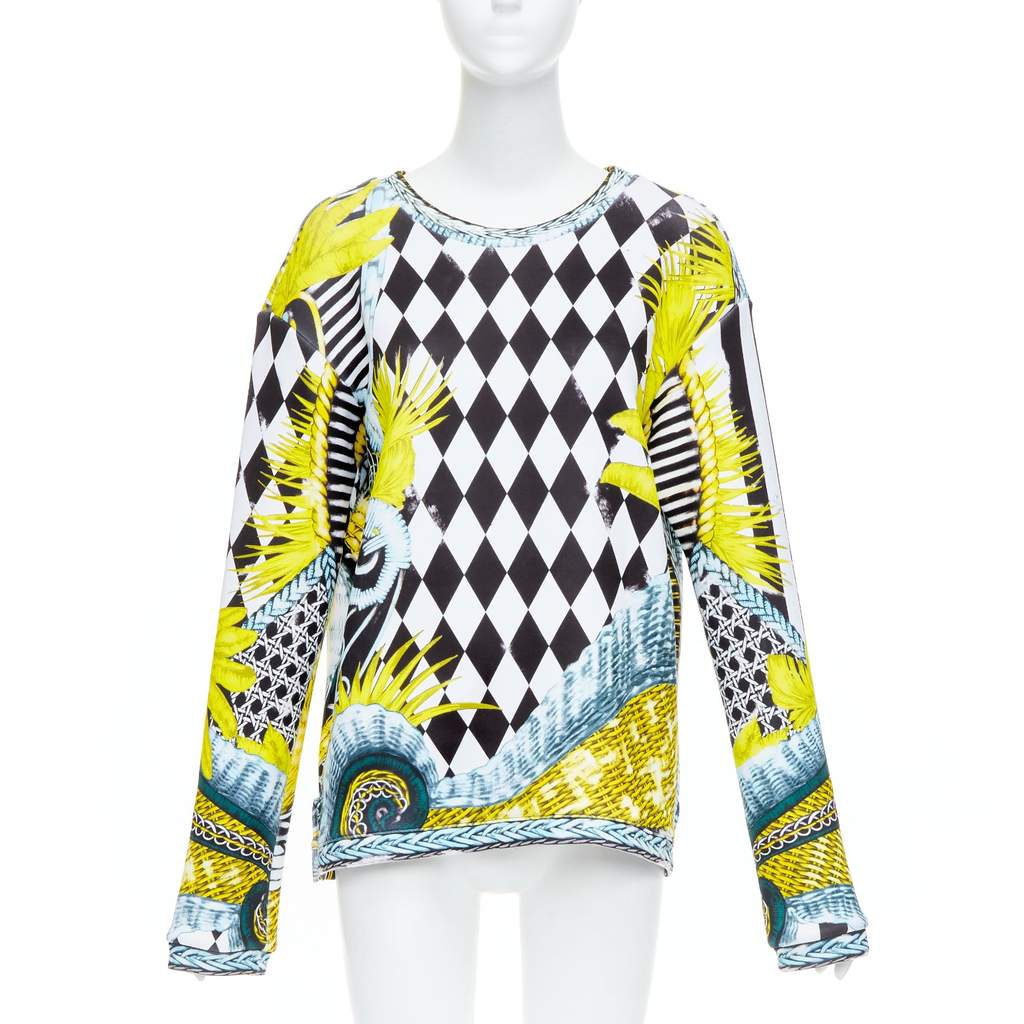 Balmain Checkerboard Pullover MultiColor Polyester Very good - Front View