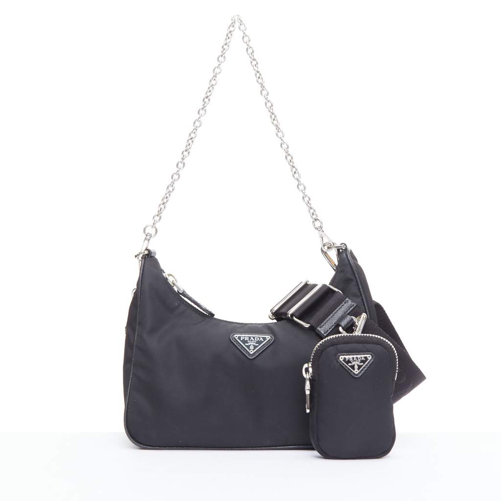 Prada Re-Edition 2005 Re-Nylon Black Very good condition - Front View