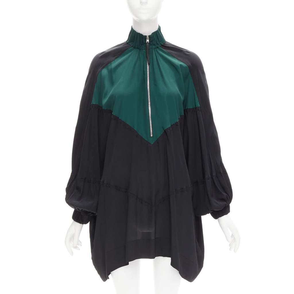 Marni Colorblock Batwing Dress Green Good condition - Front View