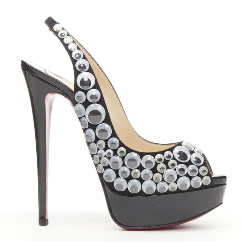 Christian Louboutin Deja Vu Sling Pumps Black Very good - Front View