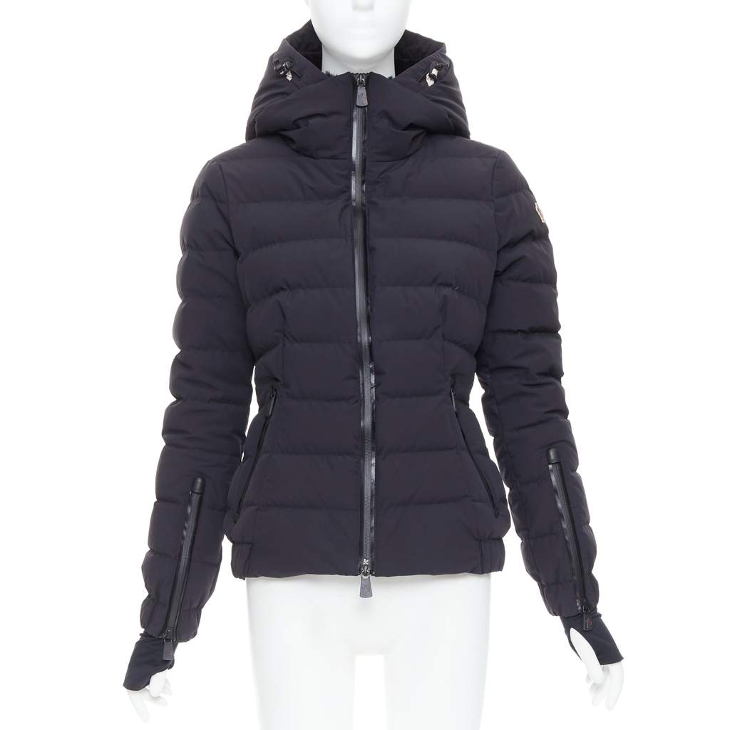 Moncler Chena Giubbotto Black Fair - Front View