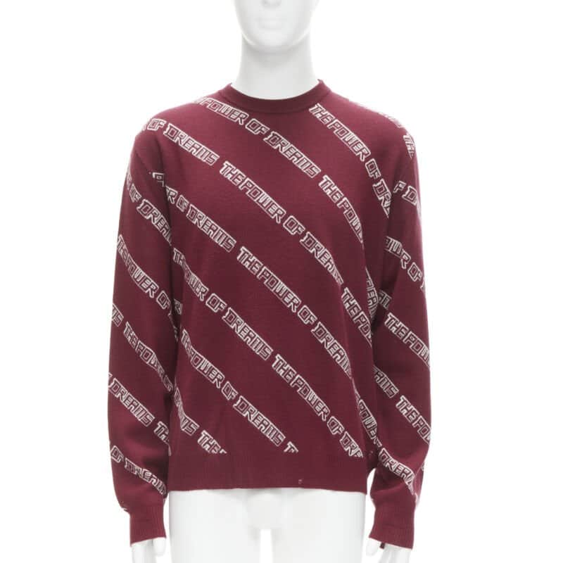 Balenciaga Dreams Sweater Red Wool Never worn - Front View