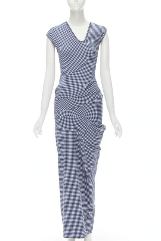 Comme Des Garcons Lumps Bumps Dress Blue Polyester Never worn - Front View