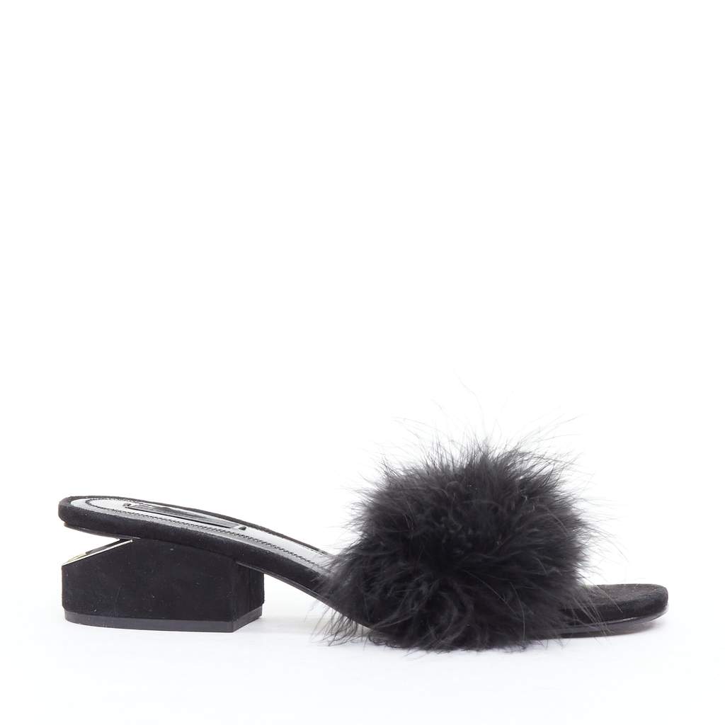 Alexander Wang Lou Black Fur Very good - Front View