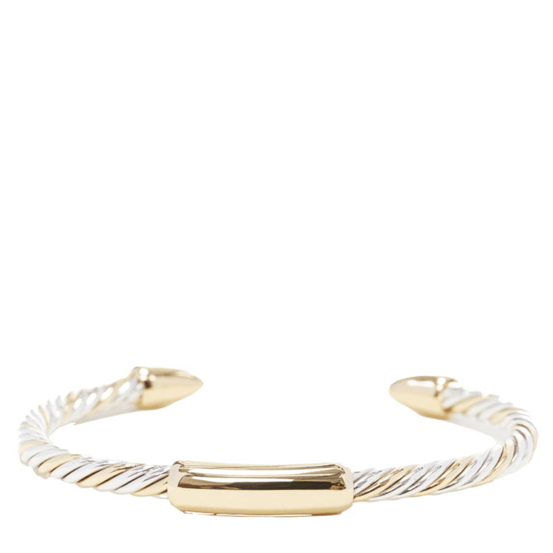 Bvlgari Yellow White Gold Twist Gold Good - Front View