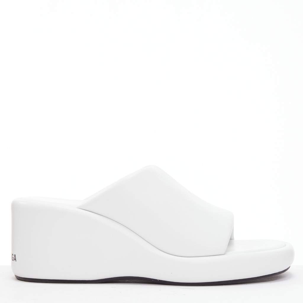 Balenciaga Rise White Leather Good - Front View