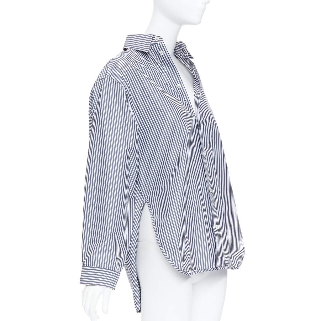 Balenciaga 3D Drop Back Shirt Grey Polyester Very good - Front View