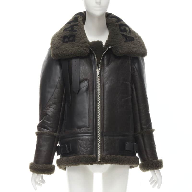 Balenciaga Le Bombardier Green Leather Never worn, with tag - Front View