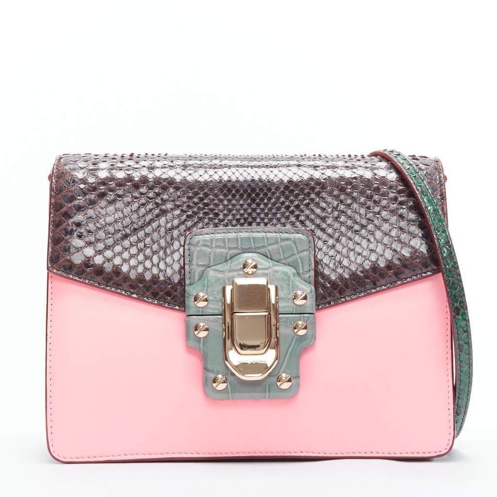 Dolce & Gabbana Lucia Pink Leather Very good - Front View